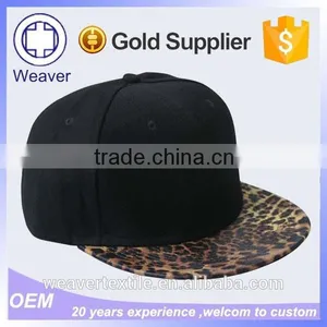 Custom Coll Flat Short Snakeskin Fabric Brm Cap Hats for Wholesale thumbnail-2