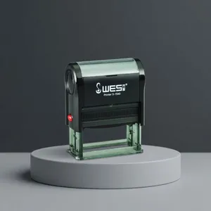 Factory Make Custom Small or Big Size Rubber Office Self Inking Stamp Square Rubber Stamp With Ink Color and Ink Pad S-1540 thumbnail-1
