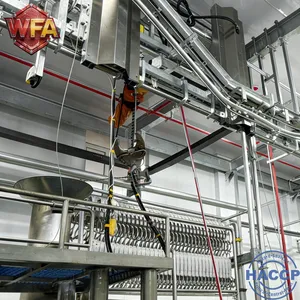 Hydraulic Cattle Stunning Box Carcass Splitting Saw Automatic Cow Hide Skinner Removal Machine Slaughterhouse Rail System thumbnail-4