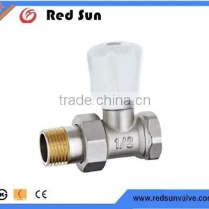 HR5080 Brass Drain Angle Chrome Radiation Valve thumbnail-1