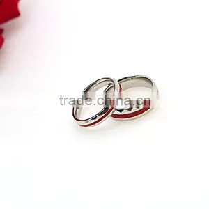 New Product Couple Rings Jewelry Silver Stainless Steel Rings Supplier's Choice thumbnail-4
