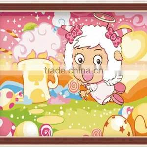 DIY Digital Sheep Oil Painting for Decor and Gifts (20x30cm) thumbnail-1