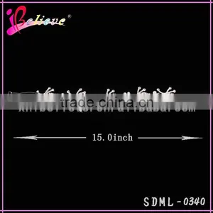 Silver Metal Diamond Headband,factory Wholesale Hair Band for Fashion Girls thumbnail-2