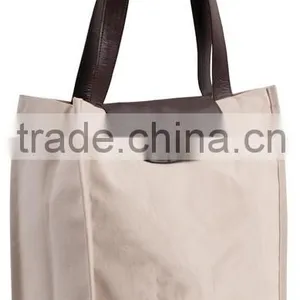 Recycled Fashion Tote Foldable Canvas Bag thumbnail-1