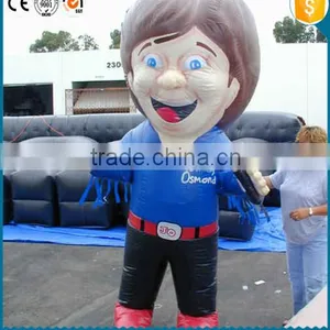 CILE 2015 Hot Selling Greeting Inflatable Man Model,inflatable Moving Cartoon in High Quality thumbnail-1