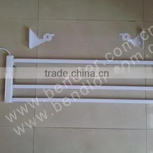 White Foldable and Wall-hung Type ELECTRIC TOWEL WARMER / HEATED TOWEL RACK / FOLDABLE TOWEL RACK (BLG-166-P) thumbnail-3