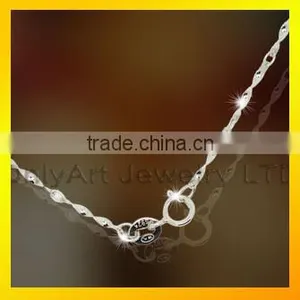 925 Sterling Silver Necklace Set Jewelry Newest Body Chain Necklace thumbnail-5