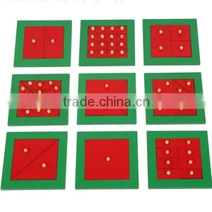 Montessori Materials in China Promotional Educational Toys Metal Squares thumbnail-4
