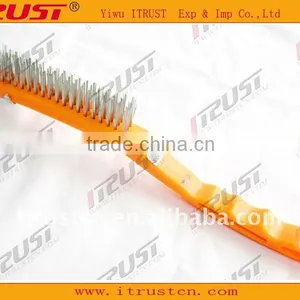 Brass Wire Brush With Plastic Handle thumbnail-1