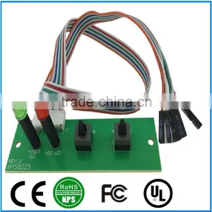 Front Panel LED Light Power Switch Mainboard Panel Mount Extension Cable thumbnail-1