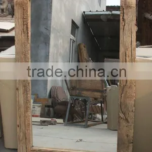 Chinese Antique Natural Frame Mirror thumbnail-1