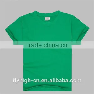 Promotional Simple Design Round Neck Short Sleeve Cotton Kids T Shirt thumbnail-1