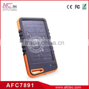 4000mah Outdoor Wholesale High Capacity 143x75x15mm Portbale Solar Power Bank Charger thumbnail-4