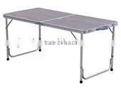 Outdoor Folding Aluminum Picnic Table--half in One thumbnail-1