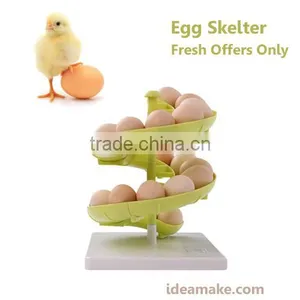 Egg Skelter Egg Organizer Keeps Egg Fresh Everyday Great for Mail Order Catalogues New 2016 thumbnail-1