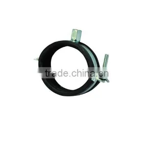 Heavy Duty Pipe Clamp With Rubber M8/10 Pipe Clamp thumbnail-1