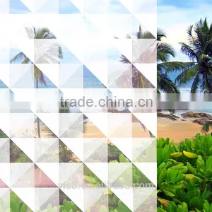 New Design White Triangle PET Gradation Film Vars Window Tint Tinted Plastic Roofing Sheet thumbnail-2