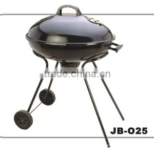 Charcoal BBQ Grill With Wheels thumbnail-1