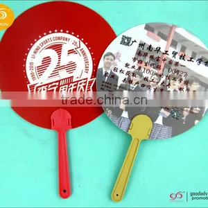 Guangzhou Custom Plastic Products Promotional Hand Fan/plastic Fan thumbnail-1