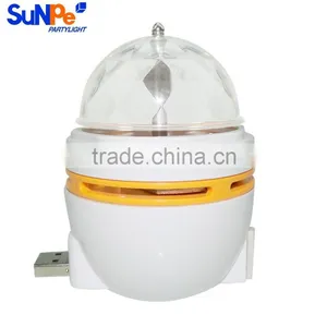 Hot Sell Color Changing USB LED Rotating Light for Christmas Holiday thumbnail-2