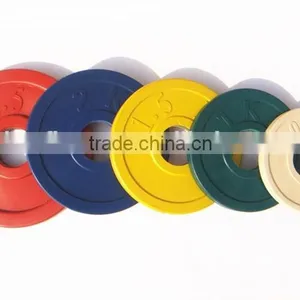 Small Fractional Rubber Steel Plate for Barbell/fractional Weight Plate Color Black thumbnail-3