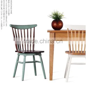 Cafe Restaurant Wood Dining Chair in Dining Room thumbnail-3