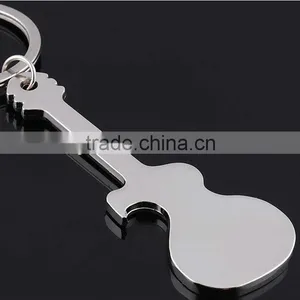 Custom Metal Guitar Kechain With Bottle Opener thumbnail-1