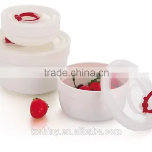 2016 Food Grade Microwave Safe Storage Box Plastic Food Container Set thumbnail-1