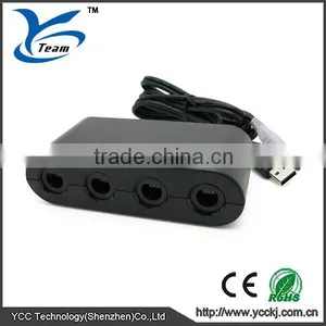 Factory Wholesale!! 4 IN 1 NGC/GC Controller Adapter for WII U Super Smash Bros GameCube Controller Adapter thumbnail-2