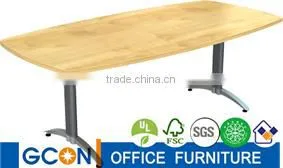 Simple Modern Steel Legs Office Conference Table thumbnail-4