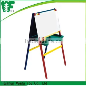 Hot Sale Popular Kids Two Sides Stand Wooden Easel Quality Choice thumbnail-1