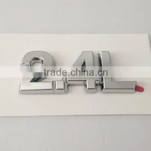 Custom 3D Outdoor ABS Plastic Car Chrome Badge Emblem Auto Chrome Letter Sticker thumbnail-3