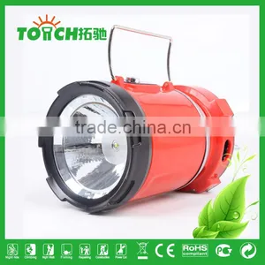 ABS Plastic LED Camping Lights for AA Battery Professional Portable Lighting Solar Rechargeable LED Camp Lamp With Charger thumbnail-3