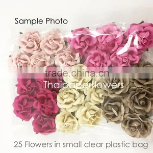 Soft Pastel ,Large Handmade Mulberry Paper Flower, Wedding Party, Scrap-booking Crafts Thailand 77/426 thumbnail-3