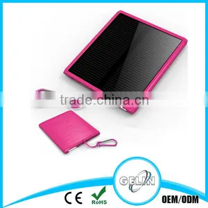 New Arrival Mobile Charger Waterproof Easy Portable Pocket Solar Power Bank thumbnail-1