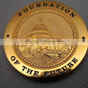 Low Price Custom Metal Gold Plating Coin Custom Metal Gold Chatham Challenge Coin thumbnail-1