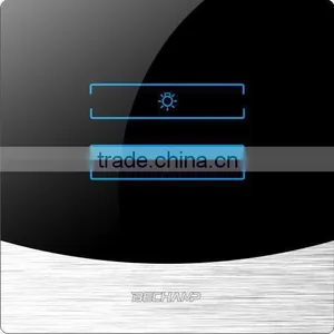High Quality Touch Screen Smart Home Hotel Wall Light Switch thumbnail-1