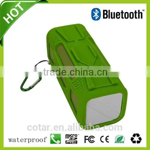 2015 Best Wireless Bluetooth Waterproof Speakers With Subwoofer 10W Hifi Stereo High Quality Big Sound thumbnail-1