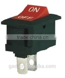 CNGAD 2pins 6A 250V On-off Electrical Boat Switch (mini Rocker Switch,boat Switch)(KCD1-101) thumbnail-1