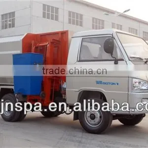 Best Self-unload 3CBM Capacity of Garbage Truck ,mini Garbage Truck for Sale thumbnail-1