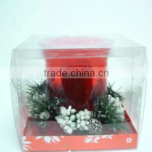 Glass Candle for Home Decoration / With Difference Scents Outdoor Candle Hurricane Candle thumbnail-2