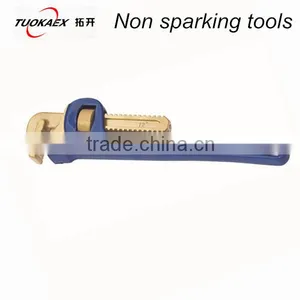 Non Sparking Tool Aluminum Bronze American Type Pipe Wrench thumbnail-2