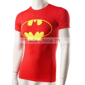 Bodybuilding Short Sleeve Marvel Cotton T Shirt Hot Items thumbnail-5