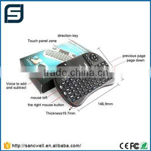 New Product 2016 Mini Keyboard Multimedia Colored Computer Keyboard Rii I8 Game Keyboard thumbnail-1