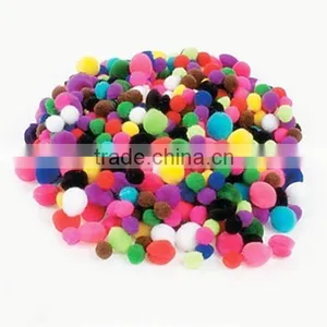 China Factory Supply Beautiful Multi Colors Polypropylene Pom Poms for Party or Wedding Decoration Quality Choice thumbnail-2