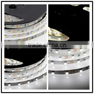 White 4000k IP20 60leds/m 8mm 3528 Running LED Strip thumbnail-2