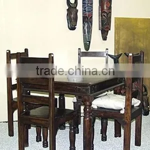 Wooden Dining Set,home Furniture,dining Room Furniture,sheesham Wood Furniture thumbnail-1