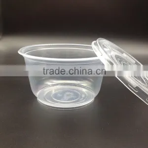 Cheap Disposable PP Plastic Bowl With Cover 850ML thumbnail-1