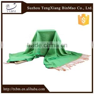 Long Scarf Reversible Satin Silk Scarves for Women Scarf Bound thumbnail-1