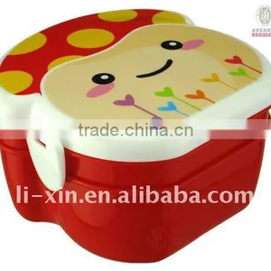 Plastic Cartoon Lunch Box (doule Layer) /kid's Lunch Box/mess Tin/dinner Pail/canteen/dinner Bucket thumbnail-1